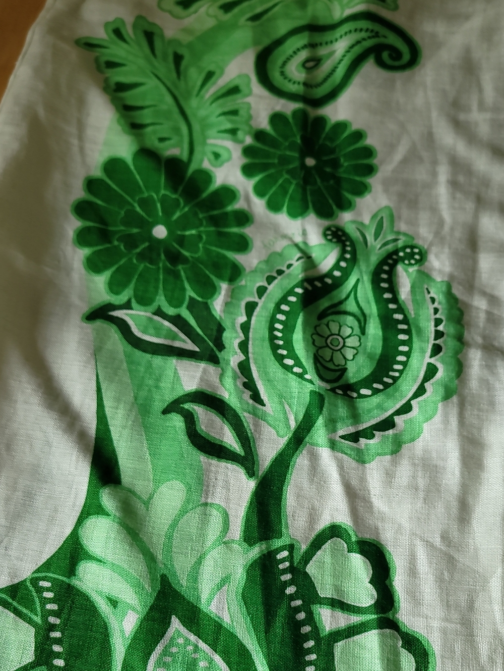 FARM Rio 100% Linen Color Festival Green Midi Skirt - Picture 4 of 13